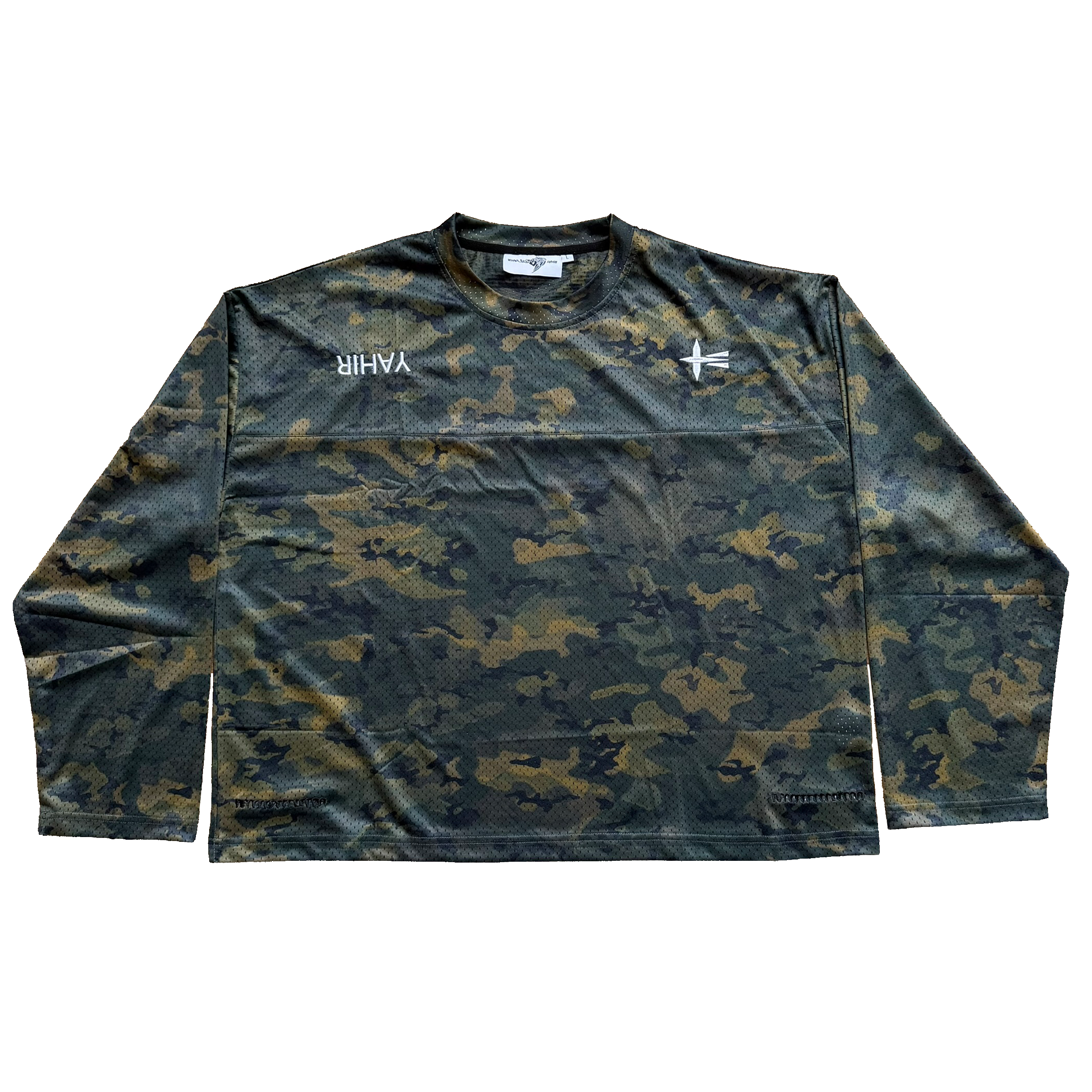 MESH-LS-GREEN CAMO
