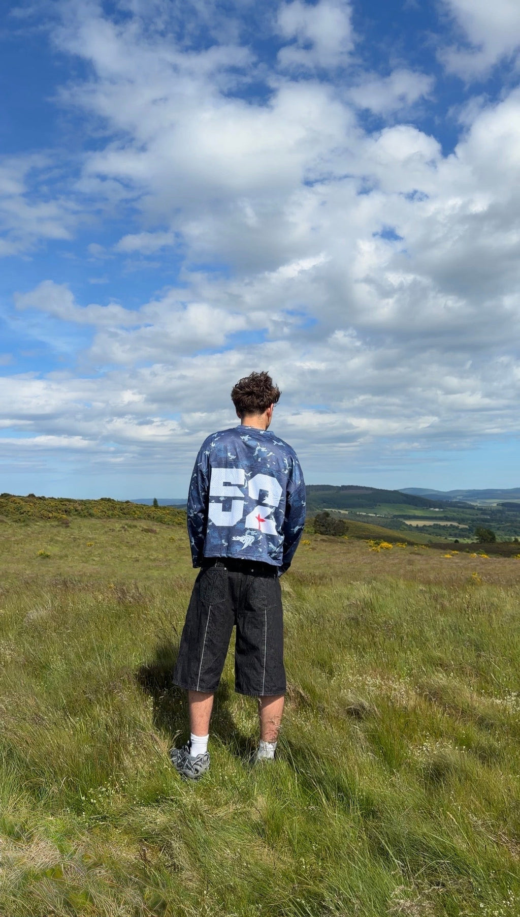 MESH-LS-BLUE CAMO